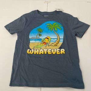 Old Navy Kids Size 6-7 Bart Simpson Whatever Tee